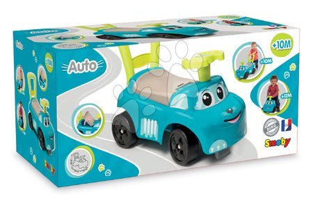 Bébitaxik 10 hónapos kortól - Bébitaxi és járássegítő Auto Blue Ride on Smoby - 6
