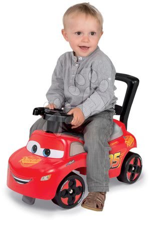 Cars - Guralica i hodalica auto Cars Disney Smoby crvena s naslonom i spremištem od 10 mjeseci_1