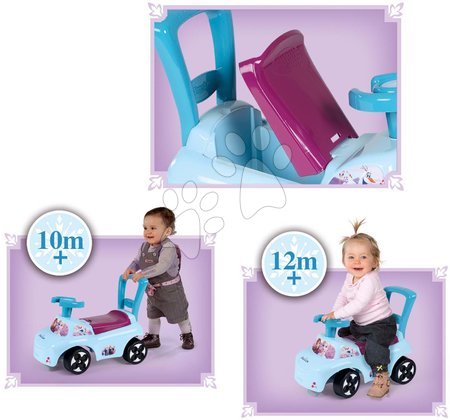 Vehicule pentru copii - Babytaxiu și premergător Frozen Auto Ride-On Disney Smoby _1