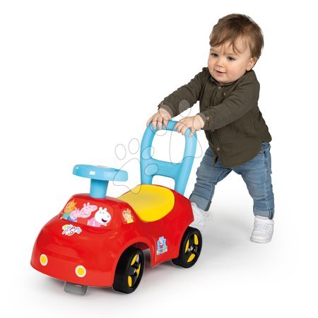 Jeździki od 10 miesięcy - Odpychacz i chodzik 2w1 Peppa Pig Auto Ride On Smoby_1