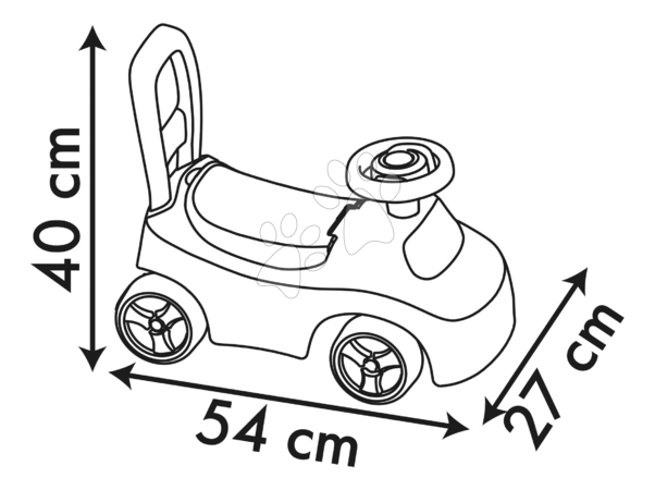 Rutschfahrzeuge ab 10 Monaten - Rutschauto und Lauflernwagen  2-in-1 Stitch Auto Ride-On von Smoby - 5