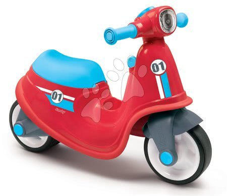 Odrážadlá - Odrážadlo motorka s reflektorom Scooter Red Smoby