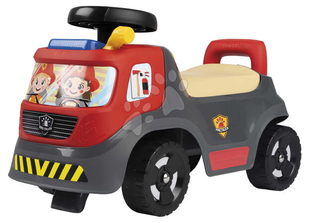 Odrážadlá | Strana 3 - Odrážadlo požiarne so zvukom a svetlom Fire Truck Ride On Smoby