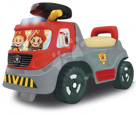 Odrážadlá od 12 mesiacov - Odrážadlo požiarne so zvukom a svetlom Fire Truck Ride On Smoby - 2