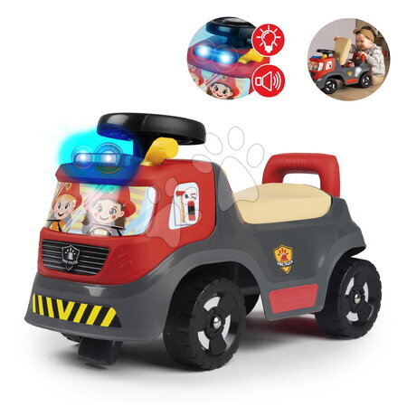 Odrážadlá | Strana 3 - Odrážadlo požiarne so zvukom a svetlom Fire Truck Ride On Smoby_1