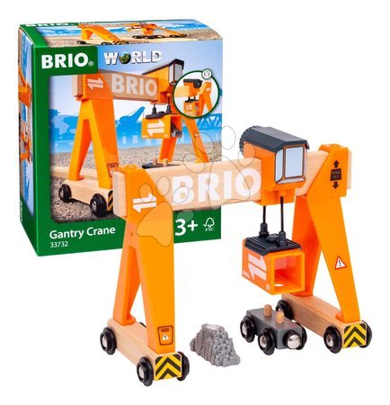 Holzeisenbahnen BRIO | Seite 2 - Drevený žeriav s kontajnerom Gantry Crane BRIO_1