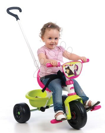 Tříkolky od 15 měsíců - Tříkolka Máša a medvěd Be Move Smoby - 6