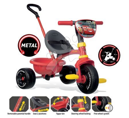 Tricicli dai 15 mesi - Triciclo Cars 3 Be Move Smoby - 1