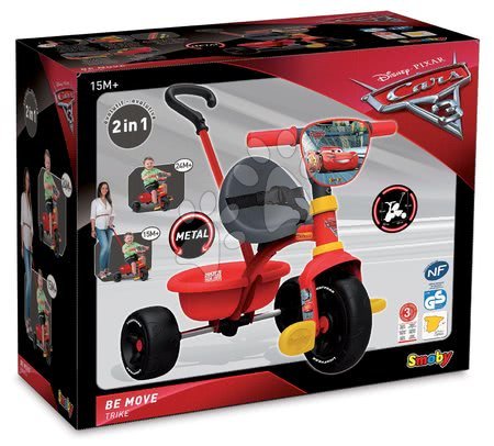 Tricicli dai 15 mesi - Triciclo Cars 3 Be Move Smoby - 4