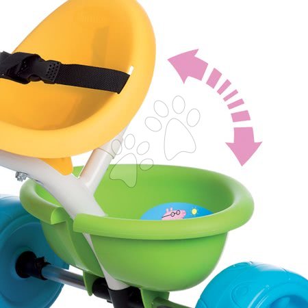 Triciklik 15 hónapos kortól - Tricikli Kismalac Peppa Pig Be Move Smoby - 3