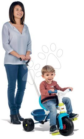 Kinderdreiräder ab 15 Monaten - Dreirad Be Fun Blue Smoby_1