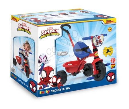 Tříkolky - Tříkolka Spidey Be Fun Tricycle Smoby_1