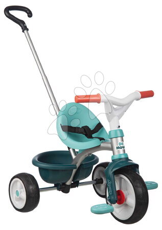 Trehjulingar från 15 mån - Trojhjuling med frihjul Be Move Blue Tricycle Smoby