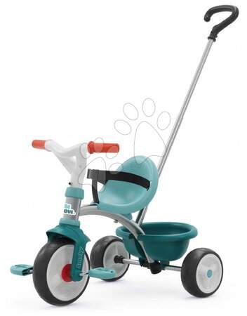 Trehjulingar från 15 mån - Trojhjuling med frihjul Be Move Blue Tricycle Smoby_1