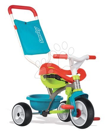 Tricikli Be Move Confort Blue Smoby EVA kerekekkel türkíz-zöld 10 hó-tól