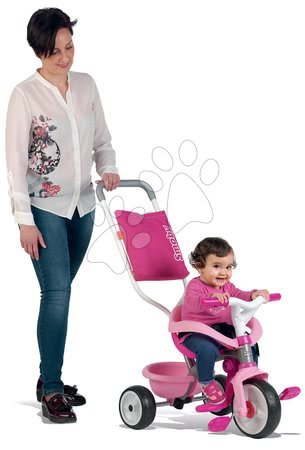 Triciclete de la 10 luni - Tricicletă Be Move Confort Rose Smoby - 2