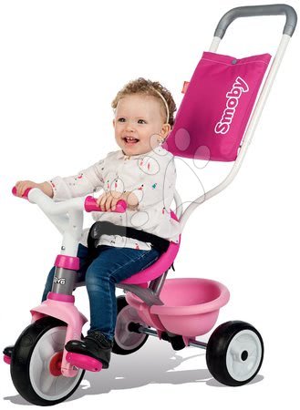 Triciclete de la 10 luni - Tricicletă Be Move Confort Rose Smoby - 3