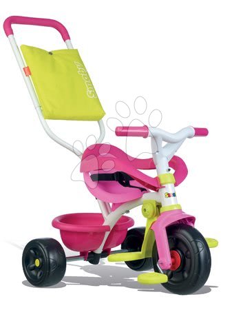 Tricicletă Be Fun Confort Rose Smoby roz-verde de la 10 luni