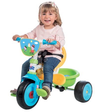 Tříkolky od 10 měsíců - Tříkolka Prasátko Peppa Pig Be Move Confort Smoby - 7