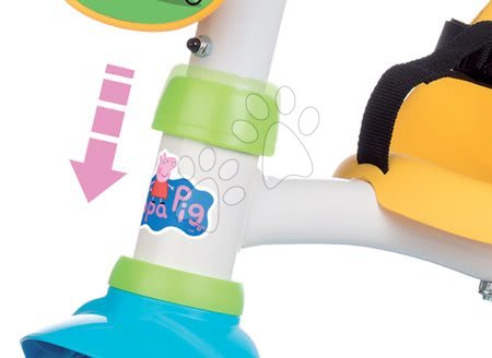 Tříkolky od 10 měsíců - Tříkolka Prasátko Peppa Pig Be Move Confort Smoby - 3