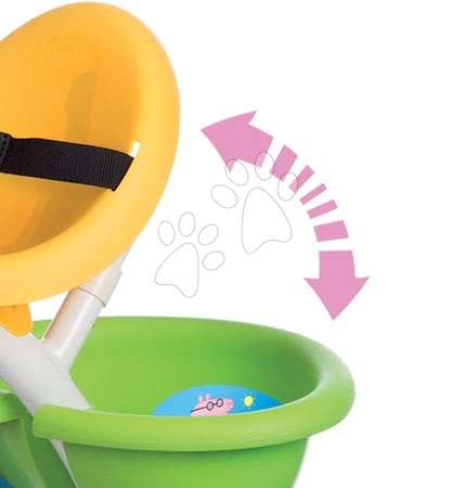 Tříkolky od 10 měsíců - Tříkolka Prasátko Peppa Pig Be Move Confort Smoby - 5