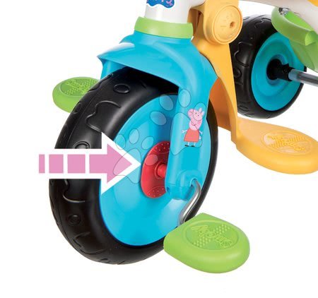 Tříkolky od 10 měsíců - Tříkolka Prasátko Peppa Pig Be Move Confort Smoby - 4