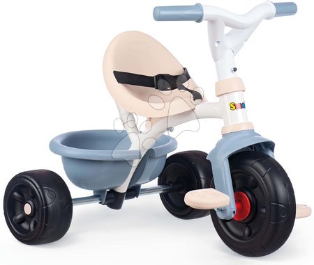 Hračky pro dětičky od 6 do 12 měsíců - Tříkolka Be Fun Comfort Tricycle Blue Smoby_1