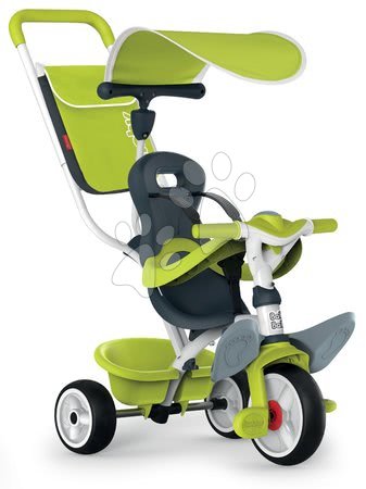 Tricikl Baby Balade Blue Smoby zeleni s EVA kotačima od 10 mjeseci