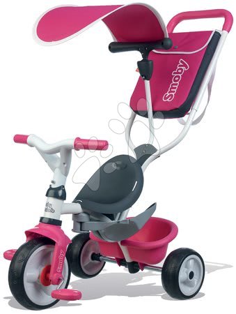Tříkolky od 10 měsíců - Tříkolka Baby Balade Blue Smoby - 2