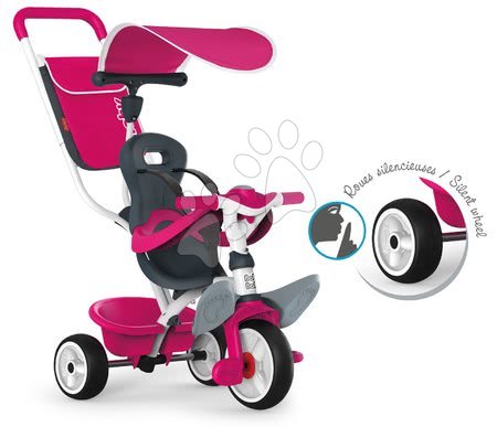 Tříkolky od 10 měsíců - Tříkolka Baby Balade Blue Smoby - 7