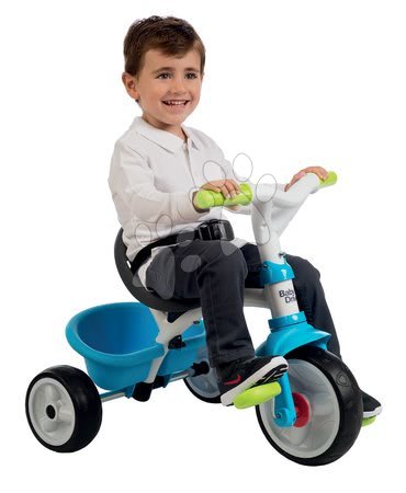 Triciklik 10 hónapos kortól - Tricikli huzattal Baby Driver Comfort Blue Smoby - 12