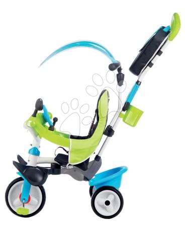 Tříkolky od 10 měsíců - Tříkolka s potahem Baby Driver Comfort Blue Smoby_1