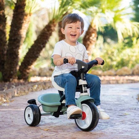 Tricicli dai 10 mesi - Triciclo e passeggino in uno con schienale alto Baby Balade Tricycle Life Smoby - 7