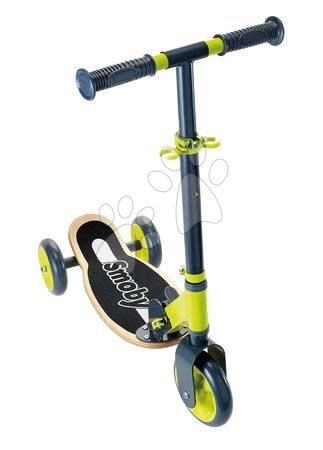 Rollerek - Fa háromkerekű roller Wooden Scooter Smoby