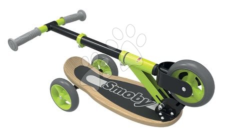 Vozila za djecu - Drveni romobil na tri kotača Wooden Scooter Smoby_1