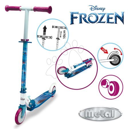 Zweirädrige Roller - Kolobežka dvojkolesová Frozen Disney Smoby - 2