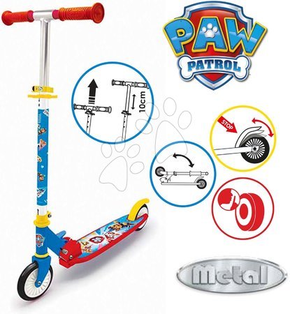 Roller - Roller Paw Patrol 3 Wheels Foldable Scooter Smoby_1