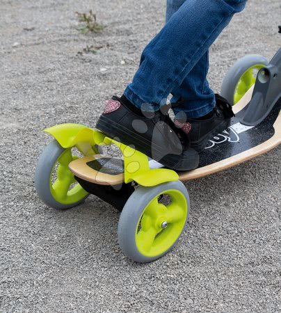 Kolobežky - Drevená kolobežka štvorkolesová Wooden Scooter Smoby_1