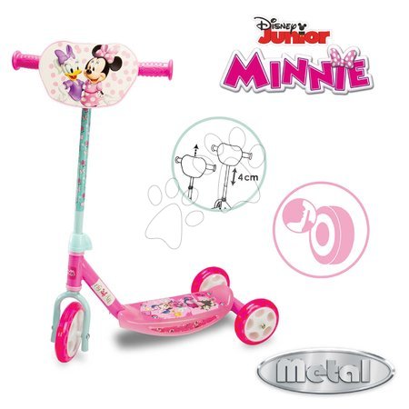 elscootere - Kolobežka trehjulet Minnie 3 Wheels Scooter Smoby