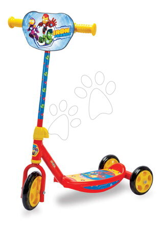 Vozidla pro děti od výrobce Smoby | Strana 3 - Koloběžka tříkolová Iron Man 3 Wheels Scooter Smoby