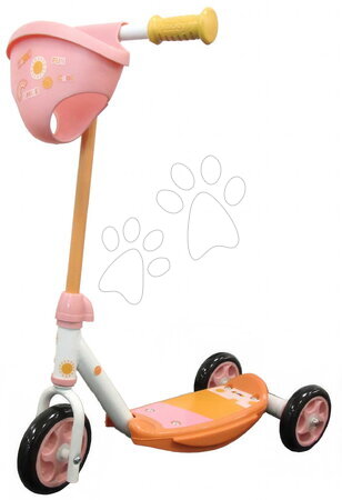 Romobili - Trokolica s košikom za bicikl 3 Wheels Scooter Smoby