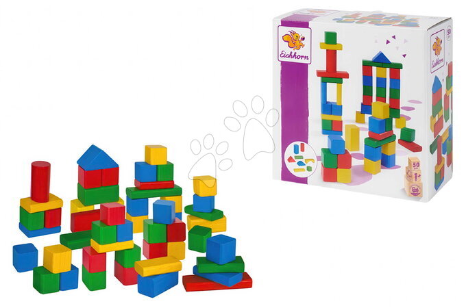 Eichhorn | Strana 8 - Drevené kocky Colored Wooden 50 Blocks Eichhorn_1