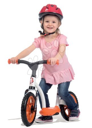 Odrážedla od 18 měsíců - Balanční odrážedlo Learning Bike Smoby s nastavitelnou výškou sedáku černo-oranžové od 24 měsíců_1