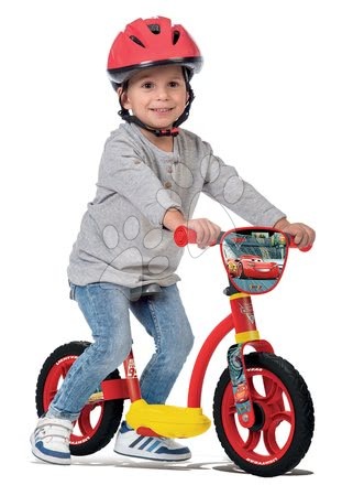 Odrážedla od 18 měsíců - Balanční odrážedlo Auta 2 Learning Bike Comfort Smoby s nastavitelnou výškou sedáku od 24 měsíců_1