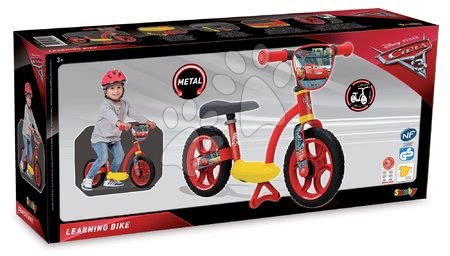 Poganjalci od 18. meseca - Poganjalno kolo Avtomobili 2 Learning Bike Comfort Smoby - 3