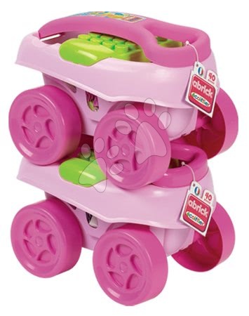 Building blocks and toys - Ecoiffier Maxi Abrick Building Blocks Set in Trolley - 2