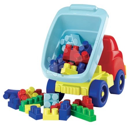 Baba építőjáték és kockák - Játék dömper Abrick Maxi Écoiffier - 1