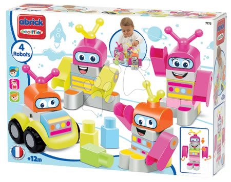 Cuburi si jocuri de construit - Jucărie Maxi Abrick Robot set Écoiffier - 4