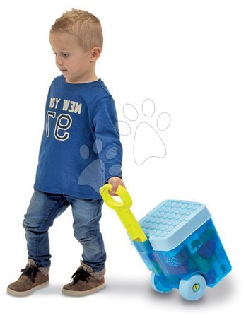 Bausätze für die Kleinsten - Baukasten in einer Box auf Rädern Maxi Blue Abrick Écoiffier - 1