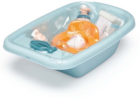 Dodatki za punčke in dojenčke - Banjica s kahlico Garnished Bathtub Vert Azur Écoiffier_1